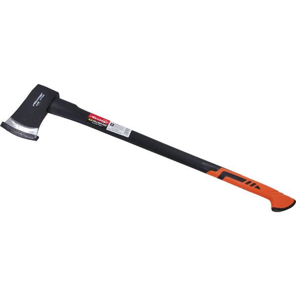 36 Inch 4lb Axe with Fibreglass and Rubber Handle Heavy Duty Steel Head CT1300