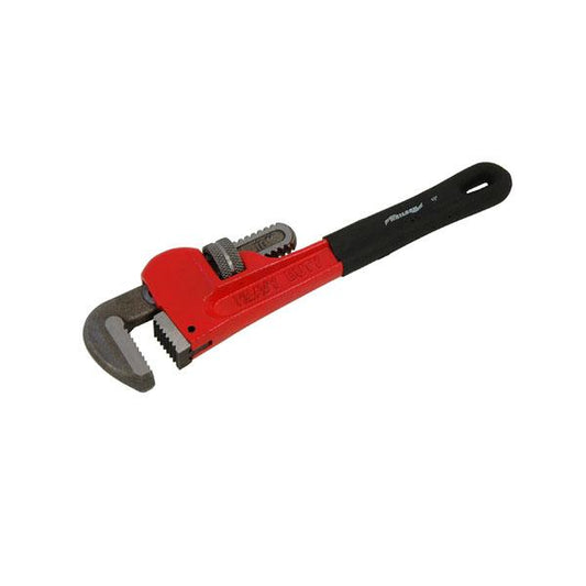 10in Pipe Wrench - PVC Dipped Handle Heavy Duty Adjustable Plumbing Tool CT1094