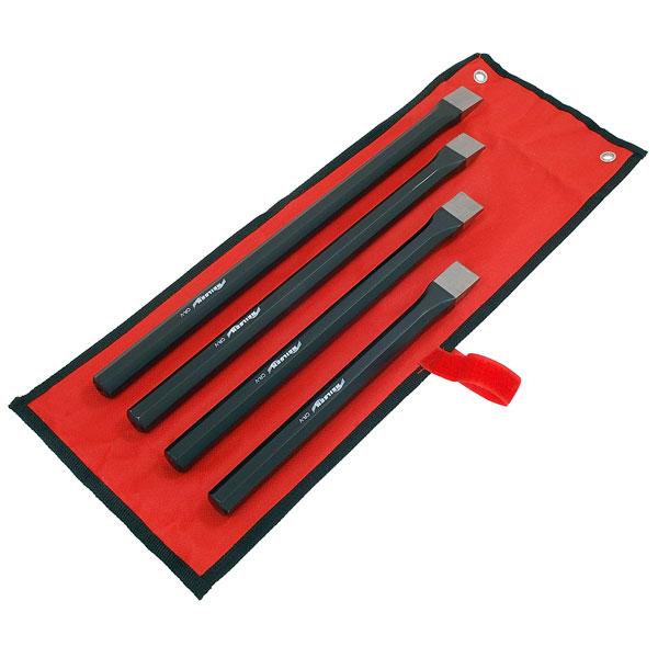 4pc Extra Long Cold Chisel Set – 18x250, 300, 350 & 400mm Pouch CT1918