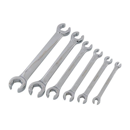 6pc Flaring Tool Flare Nut Spanner Set Metric 6–24mm Fuel Brake AC Lines CT1424