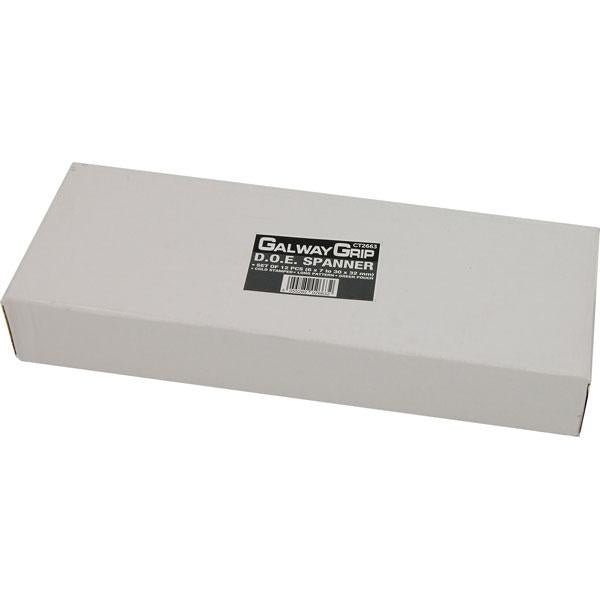 12pc Double Open End Spanner Set Nickel Plated 6–32mm Galway Grip CT2663