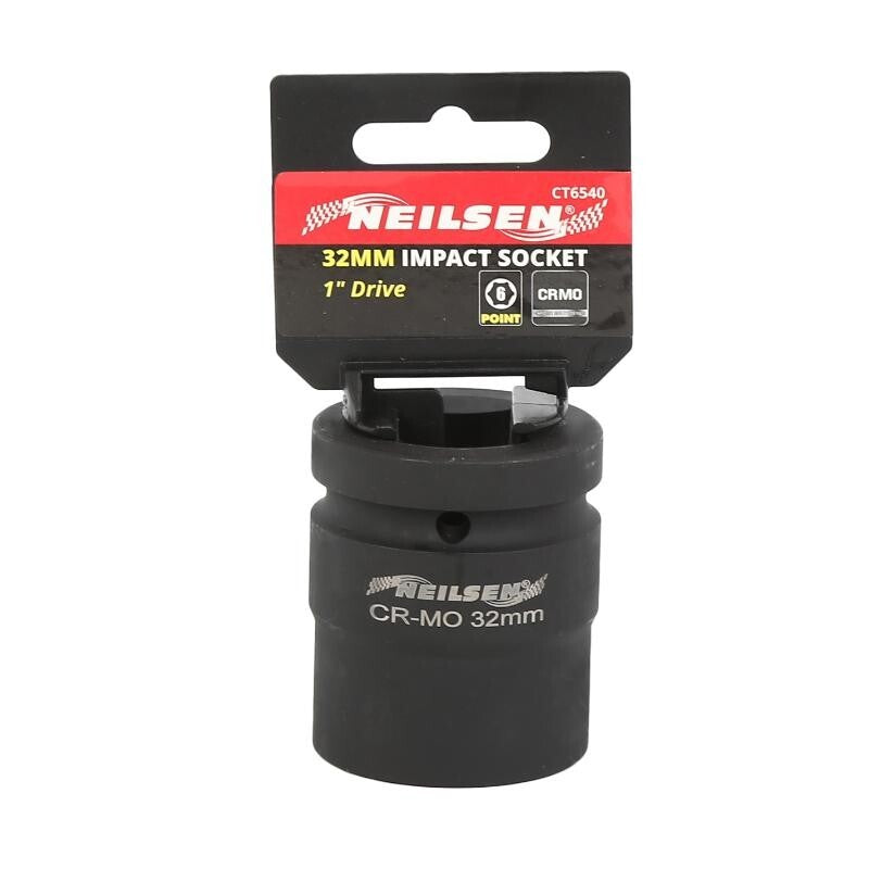 1" Inch Drive 32mm Deep Impact Socket 6 Point High Torque Shallow Tool CT6540