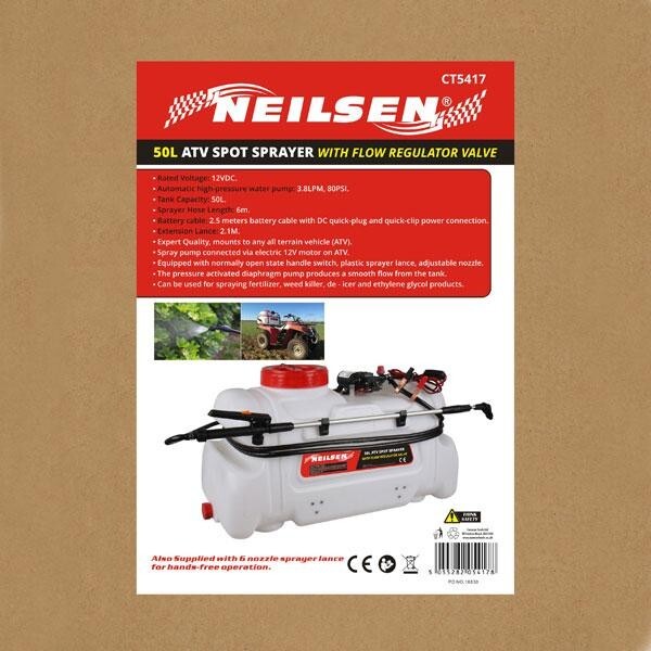 Sprayer 12V 50L Atv Spot Automatic High Pressure Garden Weed Killer Water Pump17