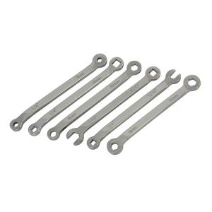 6 Piece Brake Spanner Set – Hex, Square & Open End Sizes for Precision Work CT2112