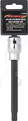 M10 X 140mm 1/2" Sq Drive Spline Cylinder Head Bolt Socket Bit Hand Tools CT4005
