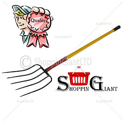 5Teeth 1530mm Rust Proof Carbon Steel Gardening Digging Soil Digging Fork CT1152