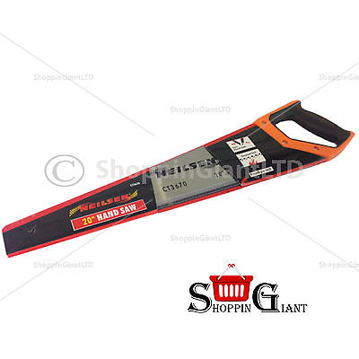 500cm 20inch Hand Wood Saw Hardpoint Ergonomic Handle Soft Rubber Grip CT3670