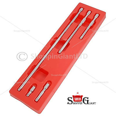 5Pc 3/8" Drive Extension Bar Tool Set Quality Wrench Ratchet Garage New CT1234