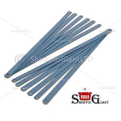 12Pc 300mm 12" Hacksaw Blades 24tpi Carbon Steel Garage Removal Tool DIY CT0036