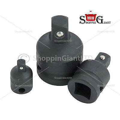 3Pc Impact Socket Adaptor-Reducer Set – Converter, Taiwanese Garage Tool Kit CT1565