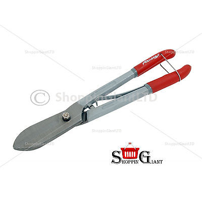 250mm 10" Precision Tin Snip Straight Metal Safety Lock Shears Heavy Duty CT1933
