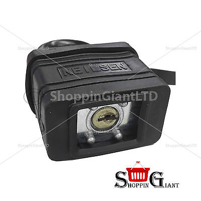 8mm 1800mm Chain PVC Sleeve 50 M Black Waterproof Padlock Lock DIY Coated CT1066