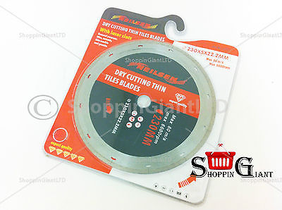 9 Inch 230mm Ceramic Tiles Diamond Cutting Disc Saw Blade Tool Thick Thin CT0223