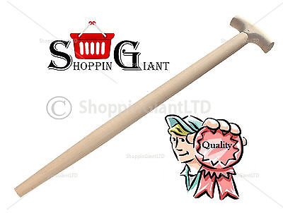 REPLACEMENT QUALITY BEECH T HANDLE SHAFT FOR GARDENS SPADE SHOVELS FORKS CT199