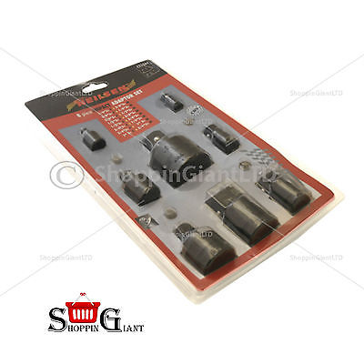 8PC Air Impact Socket Adaptor & Reducer Set Chrome Vanadium Steel Set CT1564