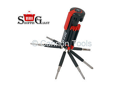 8 In 1 Screwdriver Set Precision With Led Torch Phillips Quality Tool Kit CT2264