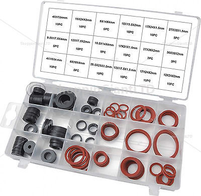 141 Pc Gasket Assortment Rubber Fibre & Klingerith O Ring Neilsen Garage CT4097