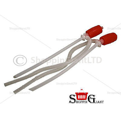 2Pc Syphon Siphon Pump Set Cold And Heat Proof Transferring Liquids Water CT3339