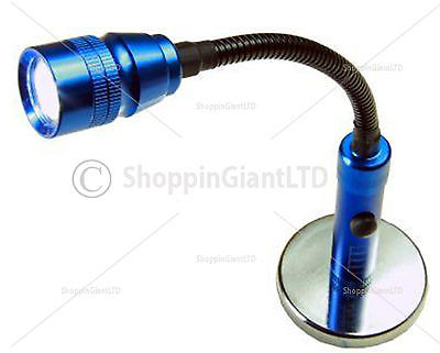 360 Deg Flexible Work Garage Light Torch Lamp + Magnetic Base + 3 LED's CT0196