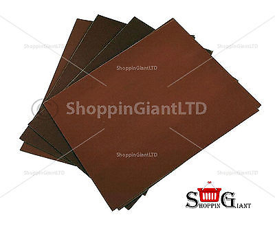 12Pc 23x28cm Wet & Dry Emery Paper Sheets Mixed Grit Sanders Paintwork CT3704