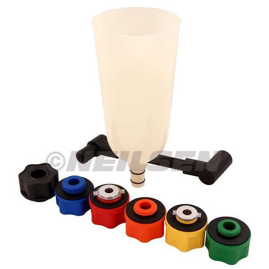 8 Pc Oil Funnel & Adapter Set Garage Vehicle Car Plastic Adaptor Quality CT4531