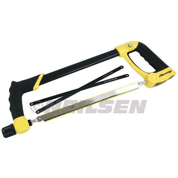 300mm Heavy Duty Hacksaw Rubber Grip Handle Professional Pro Engineers CT1074