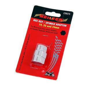 Motorcycle Spindle Wrench 19mm–24mm – For Yamaha, Kawasaki, Suzuki & Honda CT0275