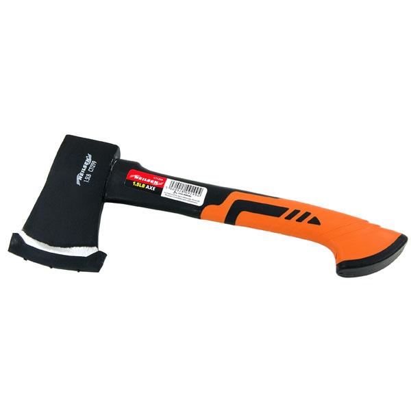 1.5lb Axe with No-Slip Fibreglass Handle High Grade Steel Head Tool