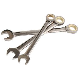 13pc Ratchet Spanner Set – 72 Tooth Gold Black Nickel Plated with Case CT3224