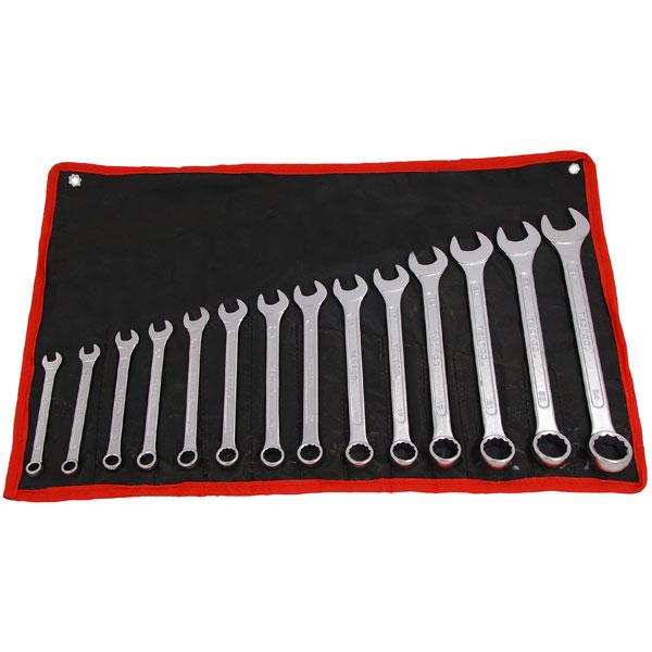 14pc TECTOOL Combination Spanner Set – Drop Forged Metric Wrench Kit CT0198
