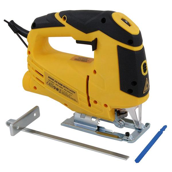 800W Jig Saw with Laser & LED | 230V Wood & Steel Cutting Tool CT4284