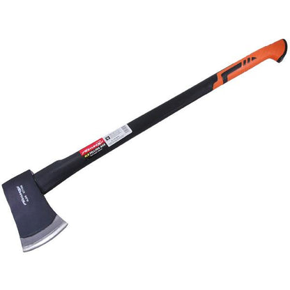 36 Inch 4lb Axe with Fibreglass and Rubber Handle Heavy Duty Steel Head CT1300