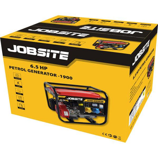Jobsite Petrol Generator 2KW 115V/230V Electric Start 196cc Engine CT1900