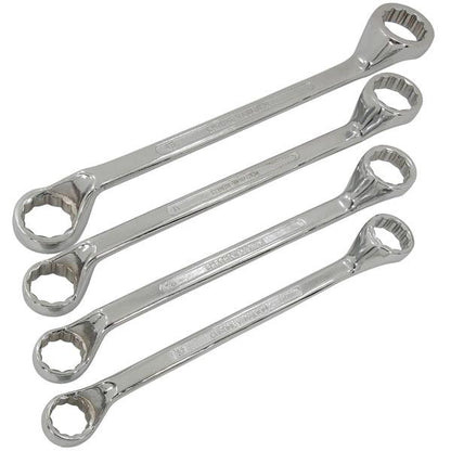 4pcs Jumbo Ring Spanner Set Full Polish – 32x36 to 46x50mm Heavy Duty CT7198