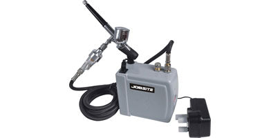 12V Air Brush & Compressor Kit with Adjustable Pressure for Precision Painting CT3745