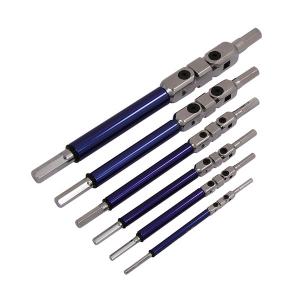 6pc Multi Jointed Hex Wrench Set – Turbo Hex Sizes 3–10mm | Durable Tool CT3453