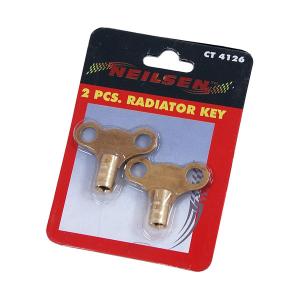 2pc Radiator Key Set – Durable Heating System Tool for Easy Valve Adjustment CT4126