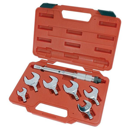 7pc Interchangeable Spanner Head Set with Torque Wrench 17–29mm Sizes CT1219