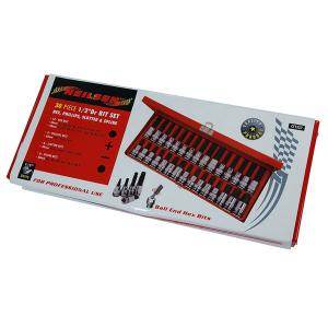 30pc 1/2" Drive Bit Socket Set – Hex, Phillips, Flat & Spline Bits CT1257