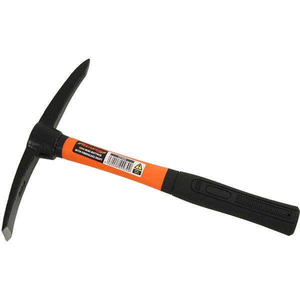 500g Mini Mattock with Fibreglass Handle Double-Ended Blade for Gardening CT1939