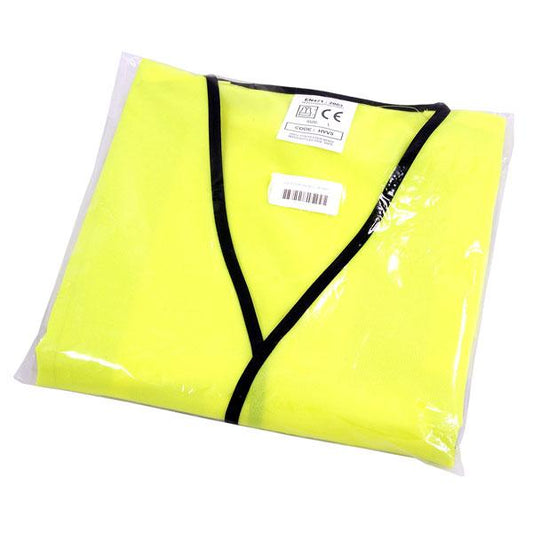 Sleeved High Visibility Safety Vest Yellow – Size M CT3407