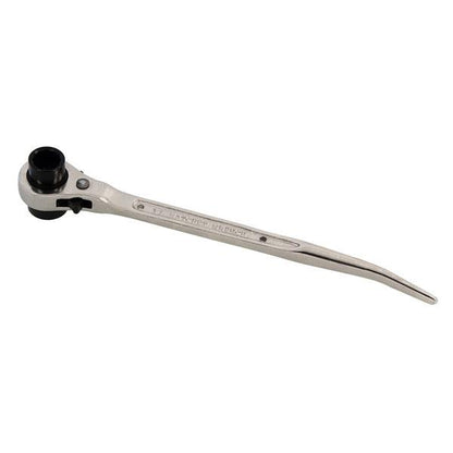 Dual Head Ratcheting Podger Spanner 17mm & 21mm Ratchet Wrench Tool CT1810