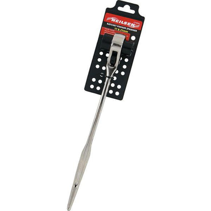 Dual Head Ratcheting Podger Spanner 17mm & 21mm Ratchet Wrench Tool CT1810