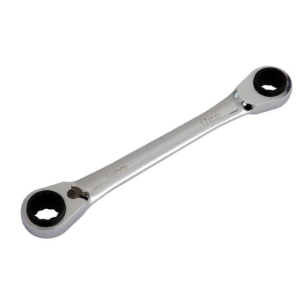 Geartech 4in1 Reversible Ratchet Wrench 16–19mm Dual Size Professional CT2253
