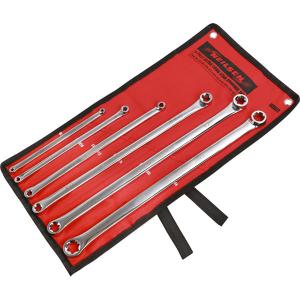 6pc Extra Long E-Star Wrench Set – Chrome Vanadium, Dual Sizes E6–E24 CT5256