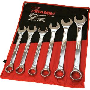 6 Piece Jumbo Combination Spanner Set – Extra Large 33mm to 50mm CT1746