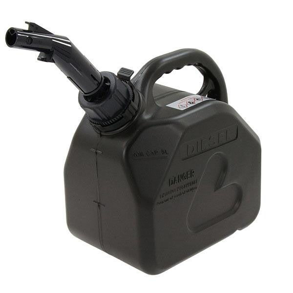 5L 10L 20L Black Red Green Jerrycan Fuel Storage Container Plastic Can + Spout