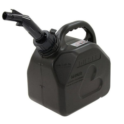 5L 10L 20L Black Red Green Jerrycan Fuel Storage Container Plastic Can + Spout
