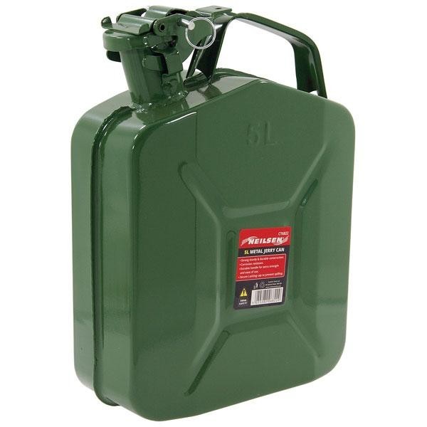 10l Vertical Jerrycan Fuel Storage Oil Container Metal Spout Portable Vehicle 23