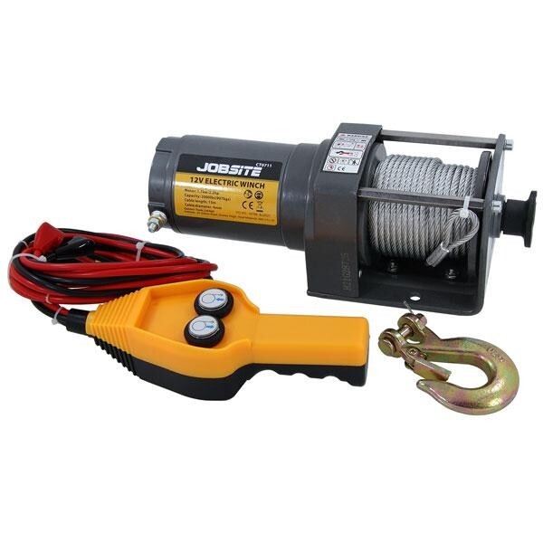 12V Electric Winch 1000 to 2000lb Reversible Car Van Boat Truck AVT Puller 0711